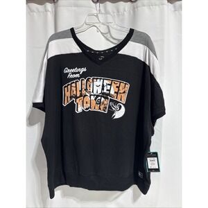 Nightmare before Christmas Sleepwear Shirt Greetings From Halloween Town‎ 3X